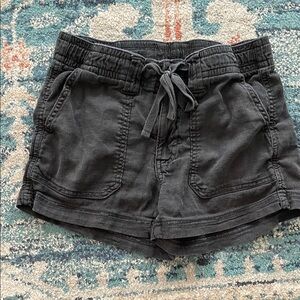 American Eagle drawstring stretch Casual charcoal gray Women's Shorts